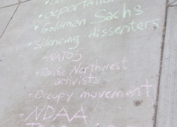 Armed with Only a Box of Chalk