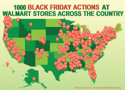 Videos: Walmart Workers Strike on Black Friday