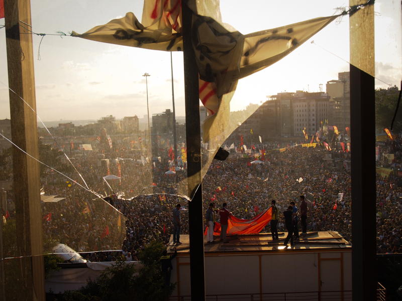 Taksim Square from the building